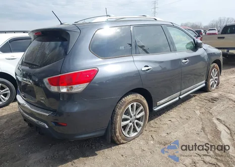 2014 Nissan Pathfinder Sl z USA, uszkodzony, nr VIN 5N1AR2MM0EC649348